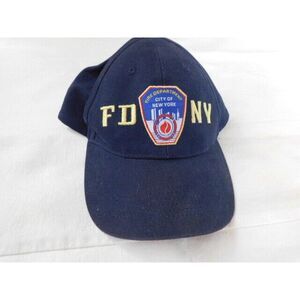 Men's FDNY New York City Fire Department Embroidered Adjustable Cap‎ Hat OSFA